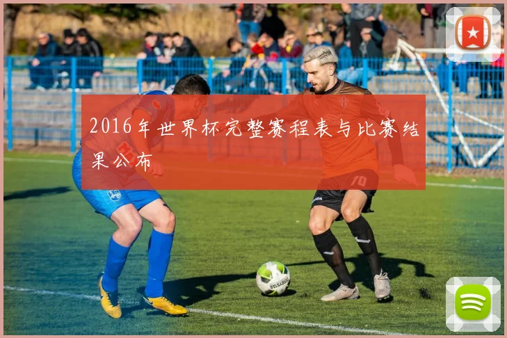 2016年世界杯完整赛程表与比赛结果公布