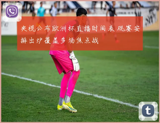 央视公布欧洲杯直播时间表 观赛安排出炉覆盖多场焦点战