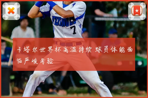 卡塔尔世界杯高温持续 球员体能面临严峻考验